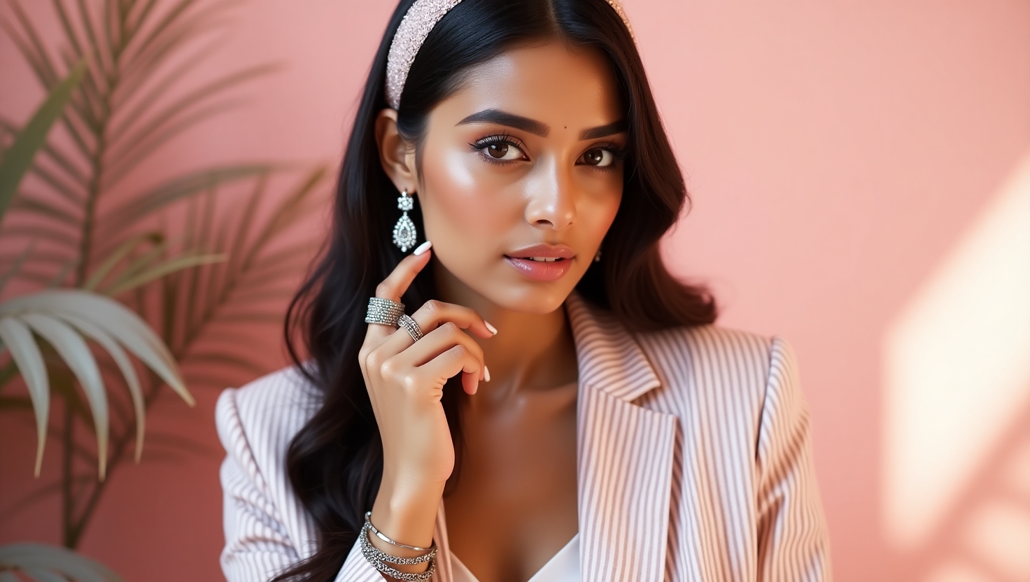 Pink theme girl jewellery banner - thestylinn
